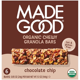 Made Good Granola Bars, Chocolate Chip