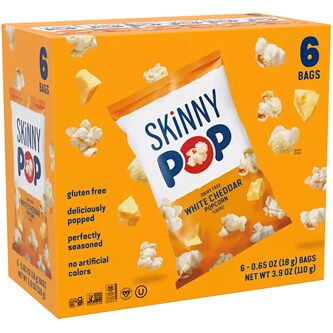 SkinnyPop Popcorn, White Cheddar