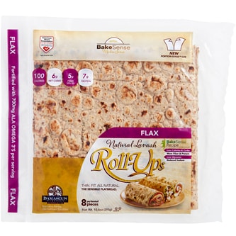 Damascus Bakeries All-Natural Roll-Ups, Flax