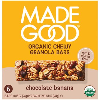 Made Good Granola Bars, Chocolate Banana