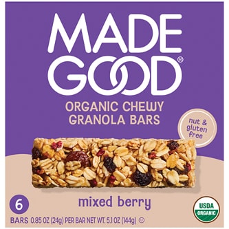 Made Good Granola Bars, Mixed Berry