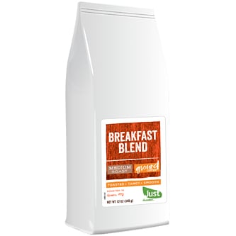 Just FreshDirect Ground Coffee, Breakfast Blend 