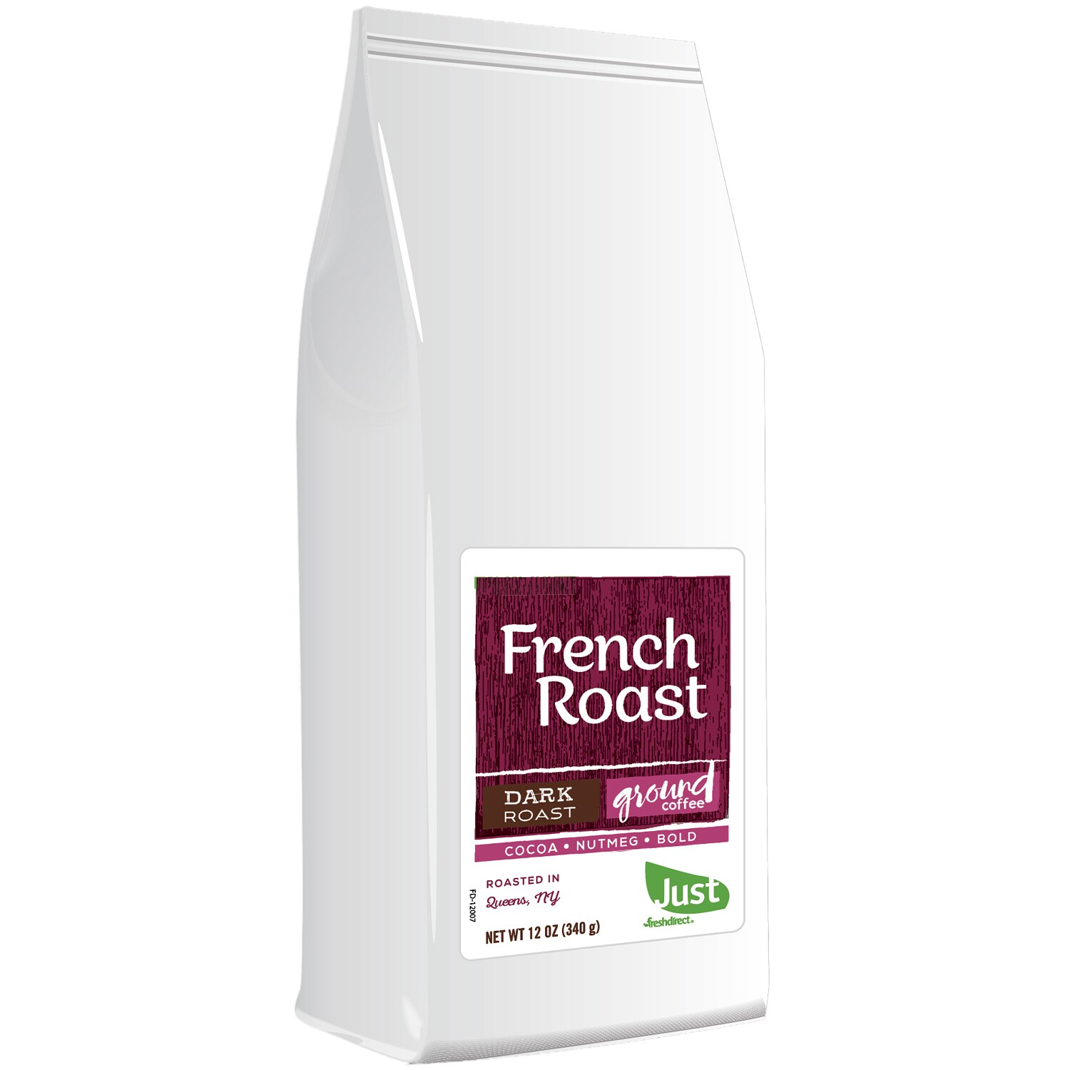 Just FreshDirect Ground Coffee, French Roast