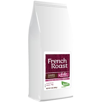 Just FreshDirect Whole Bean Coffee, French Roast 