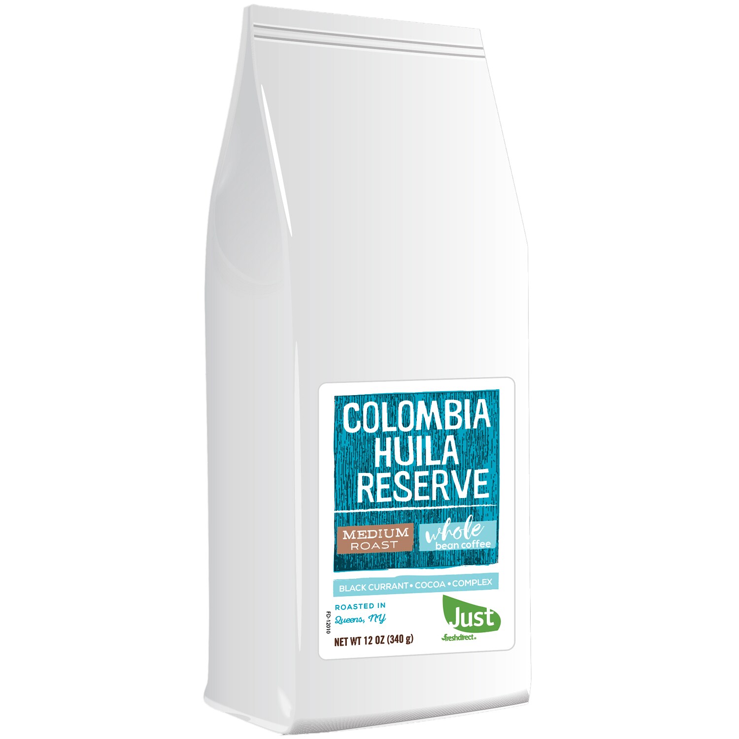 Just FreshDirect Whole Bean Coffee, Colombia Huila Reserve 