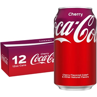 Coca-Cola Cola Fridge Pack, Cherry, Cans