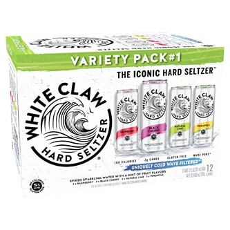 White Claw Hard Seltzer Variety Pack, Cans