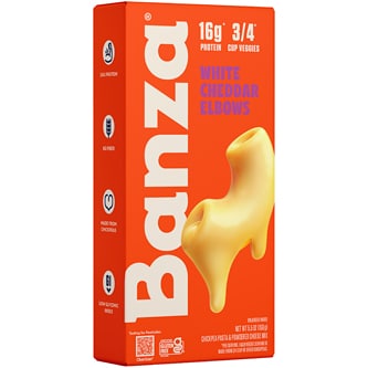 Banza Chickpea Pasta Mac and Cheese, White Cheddar 