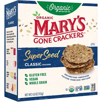 Mary's Gone Crackers Super Seed Crackers, Classic