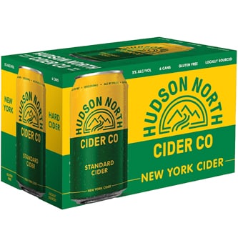 Hudson North Cider Co. Standard Cider, Cans