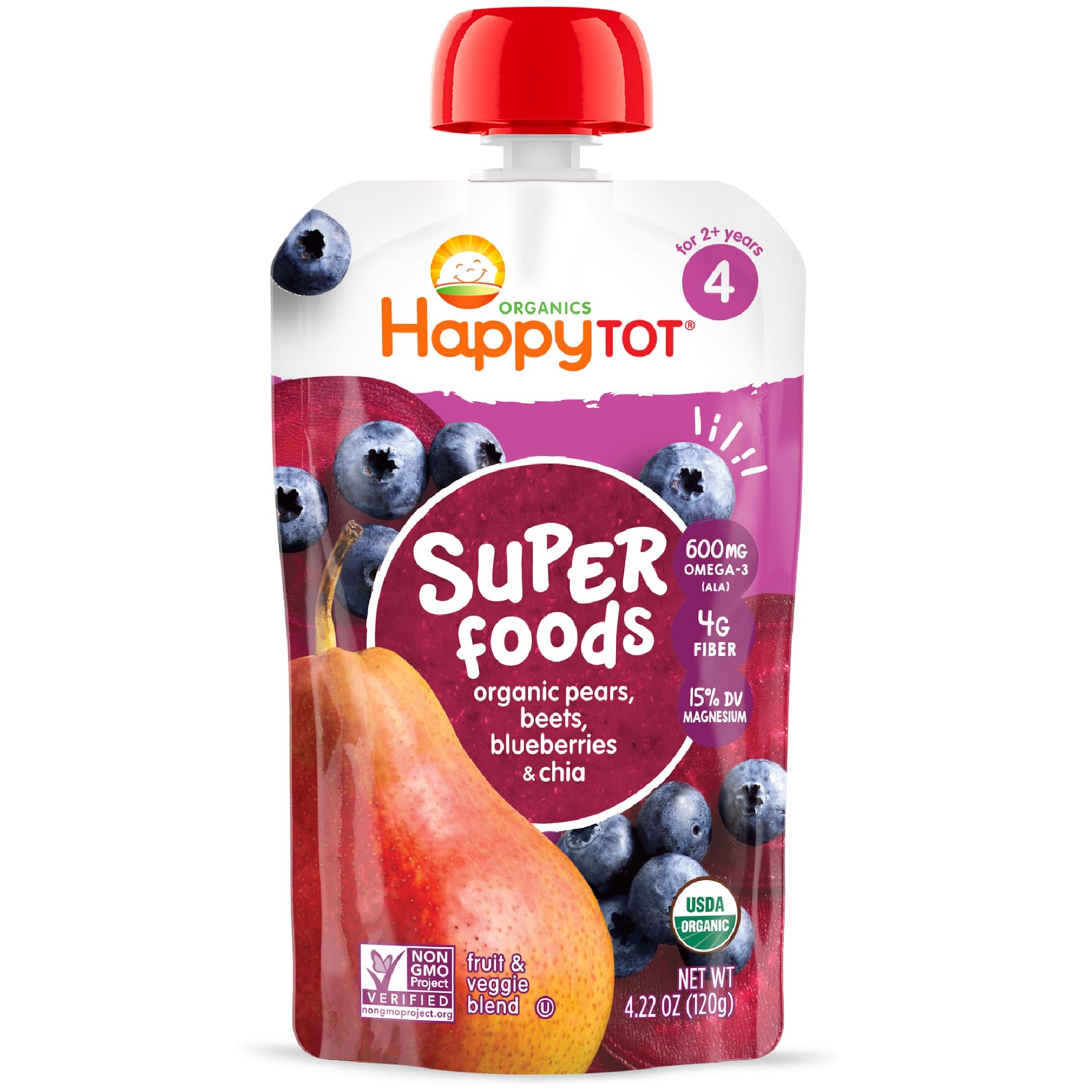 Happy Family Happy Tot Super Bellies, Pears, Beets & Blackberries