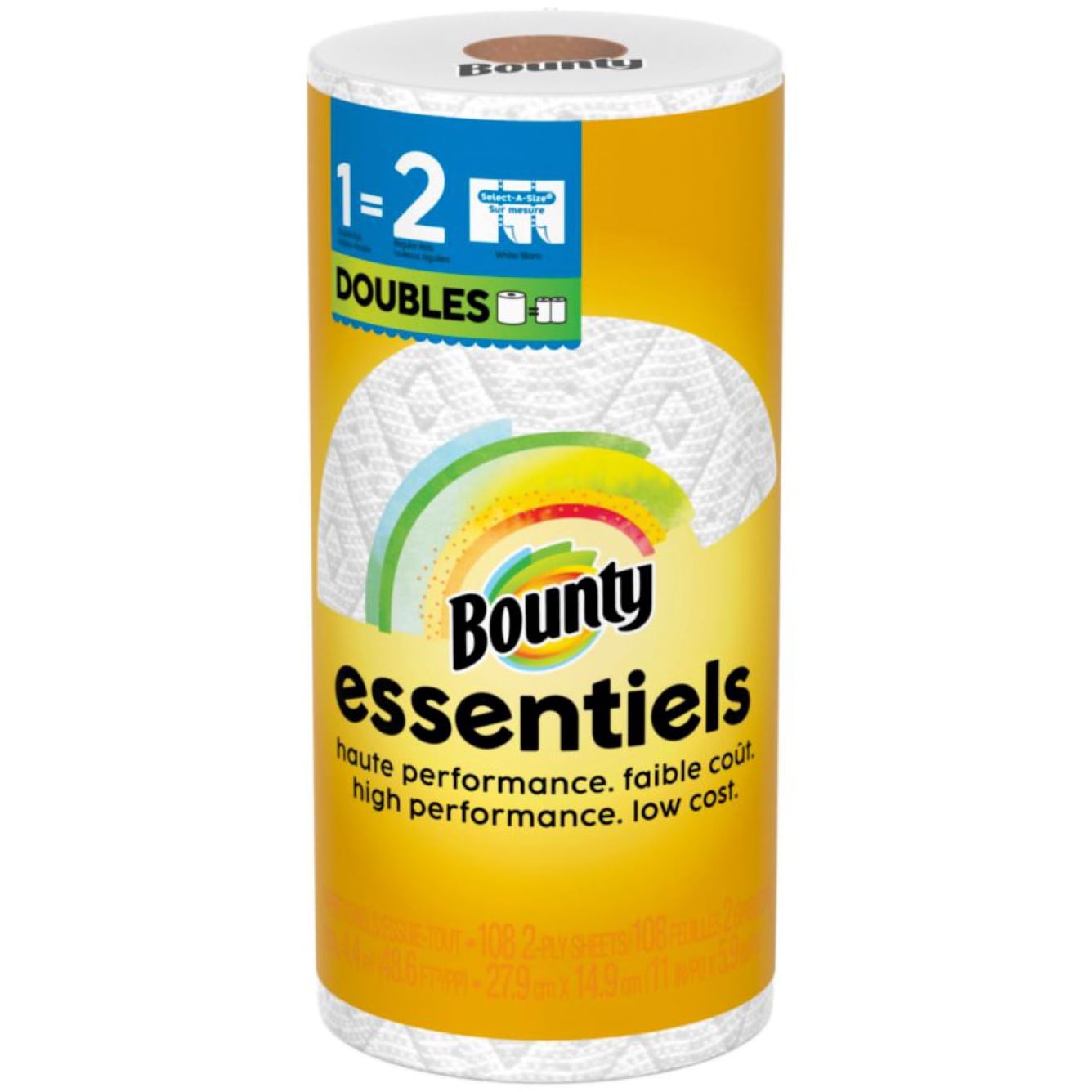 Bounty Essentials 2-Ply Paper Towels, Full Sheets