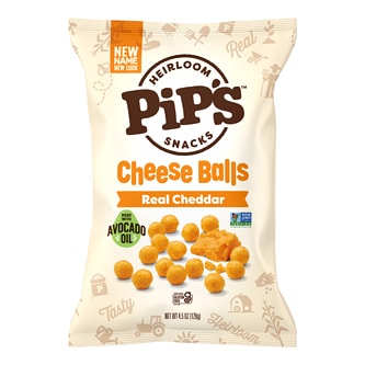 Pip's Cheese Balls, Real Cheddar