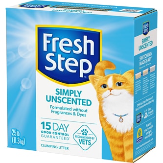 Fresh Step Clumping Cat Litter, Simply Unscented
