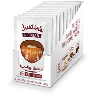 Justin's Squeeze Packs, Chocolate Hazelnut & Almond Butter