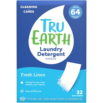 Tru Earth Eco-Strips Laundry Detergent, Fresh Linen