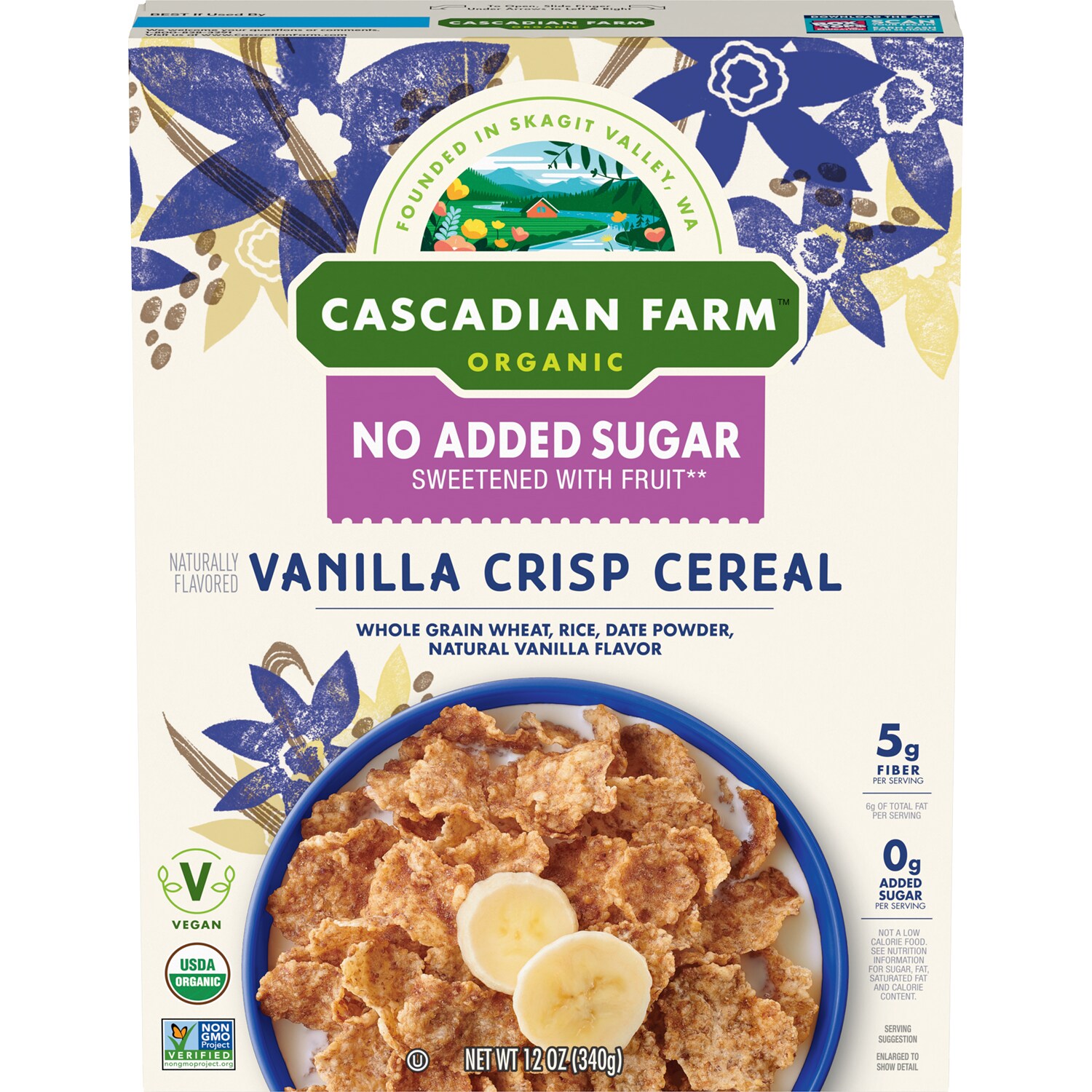 Cascadian Farm Organic Vanilla Crisp Cereal