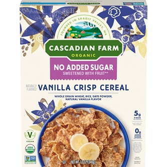 Cascadian Farm Organic Vanilla Crisp Cereal