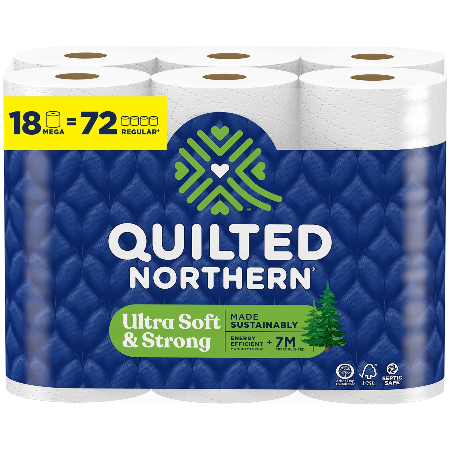 Quilted Northern Ultra Soft & Strong 2-Ply Bathroom Tissue, Mega Rolls