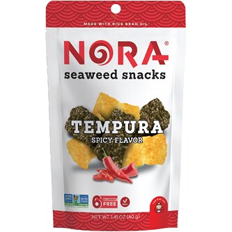 Nora Seaweed Snacks, Tempura Spicy Flavor