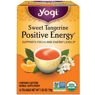 Yogi Tea Positive Energy Tea, Sweet Tangerine 