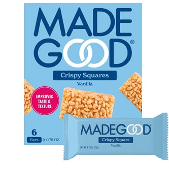 Made Good Crispy Squares, Vanilla
