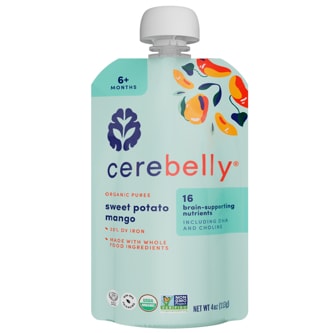 Cerebelly Organic Baby Food Puree, Sweet Potato & Mango