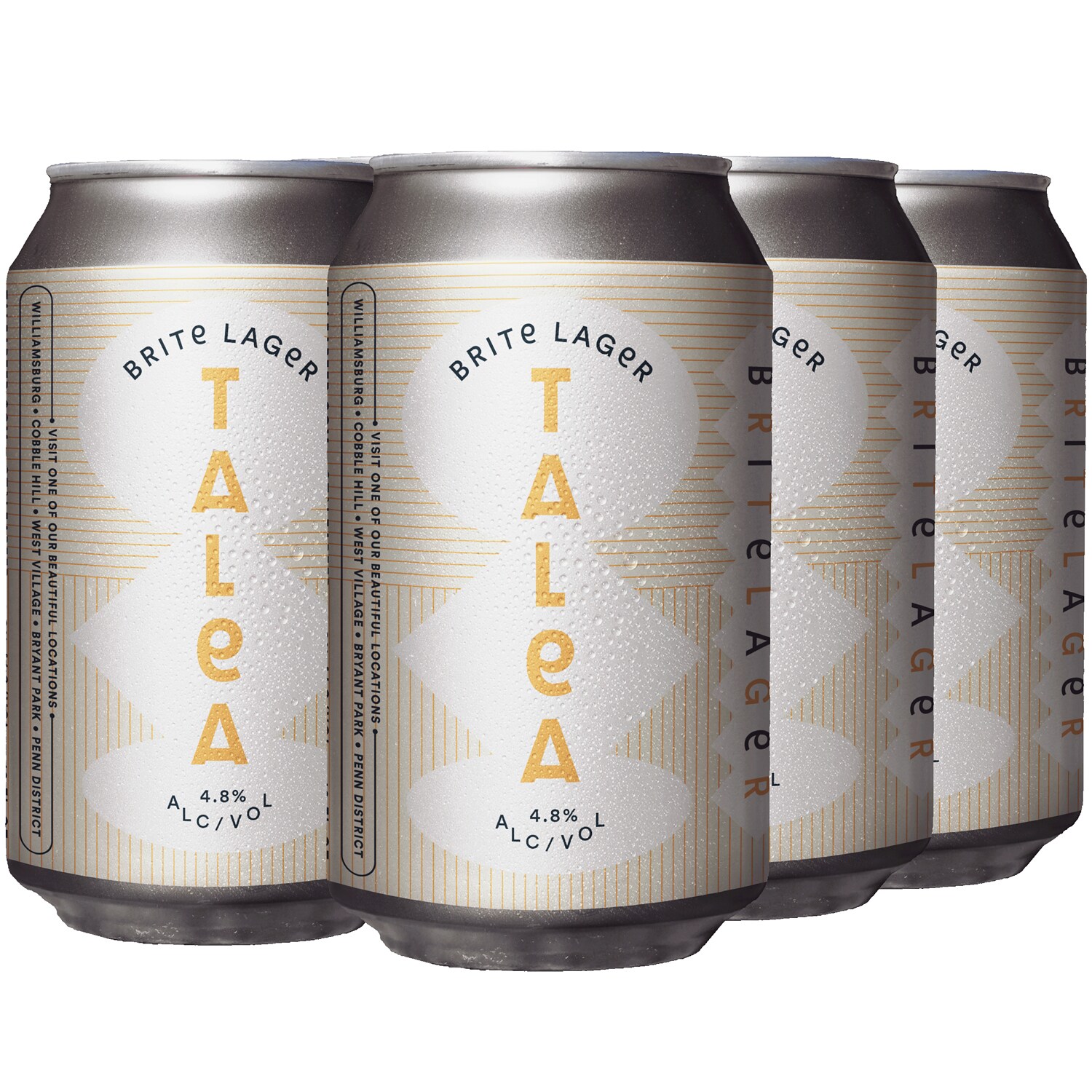 Talea Beer Co. Brite Lager, Cans