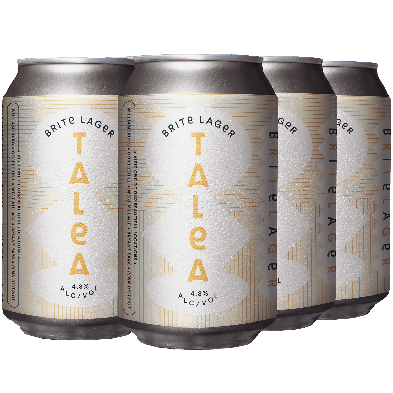 Talea Beer Co. Brite Lager, Cans