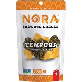 Nora Seaweed Snacks, Tempura Original Flavor