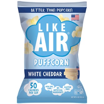 Like Air Puffcorn, White Cheddar