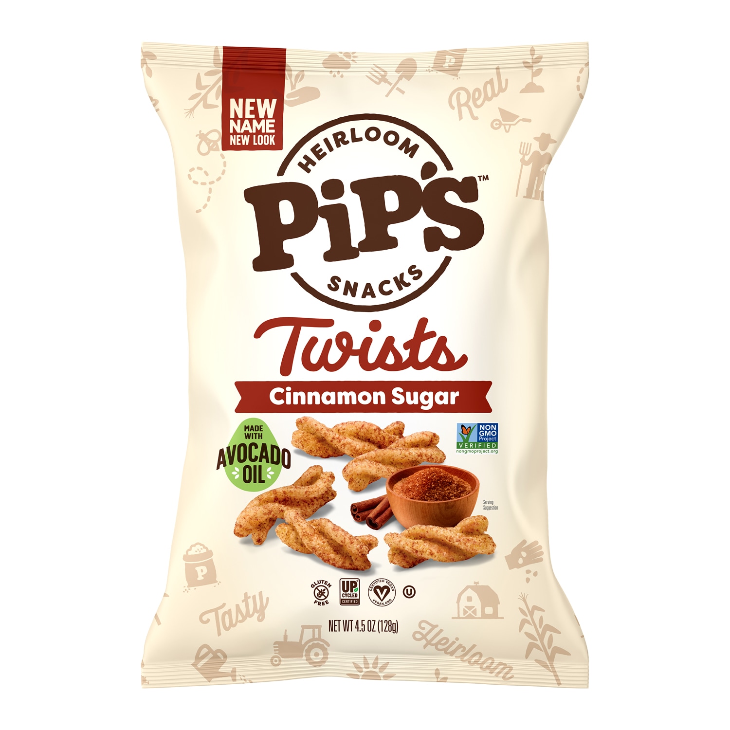 Pip's Twists, Cinnamon Sugar