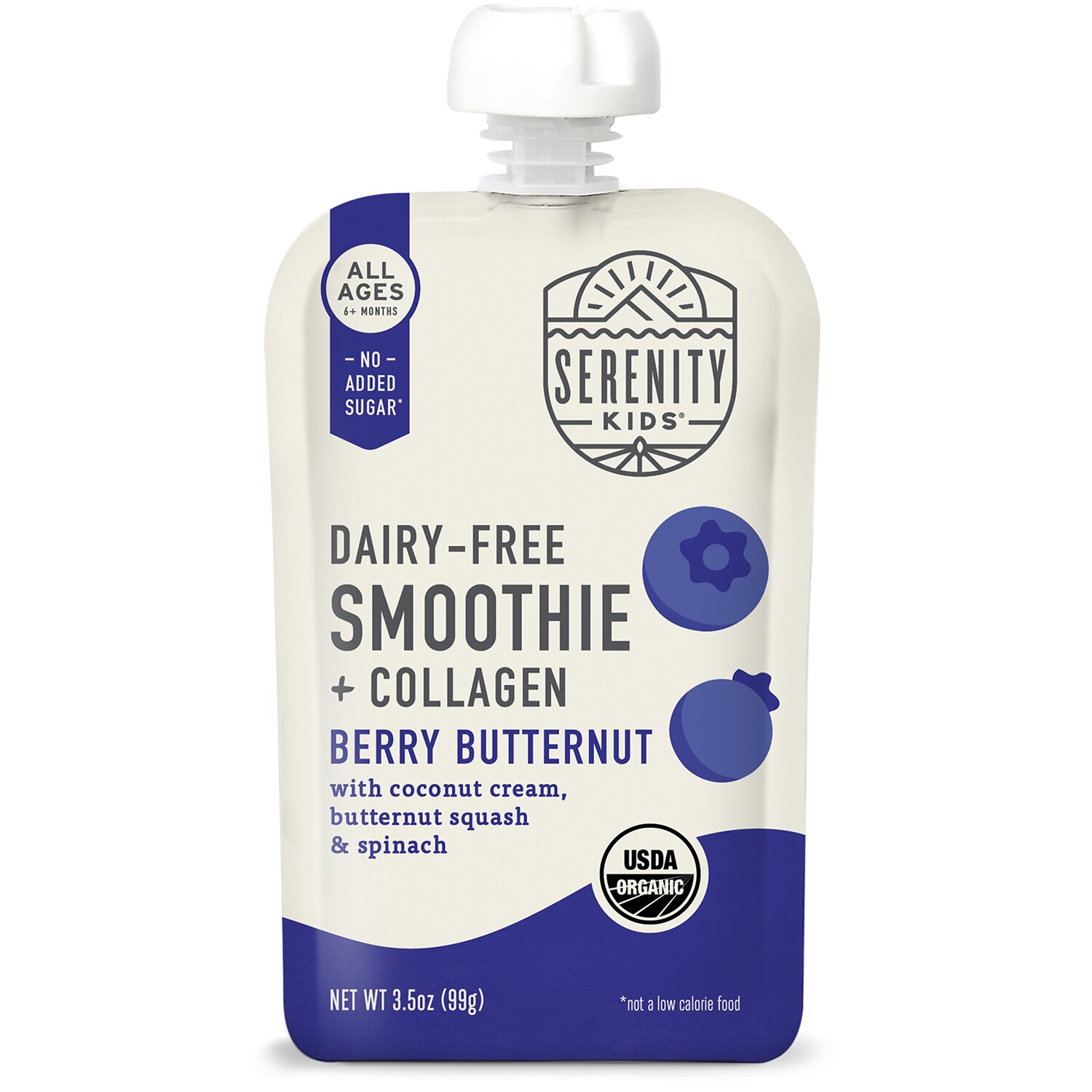 Serenity Kids Dairy-Free Smoothie + Collagen, Berry Butternut