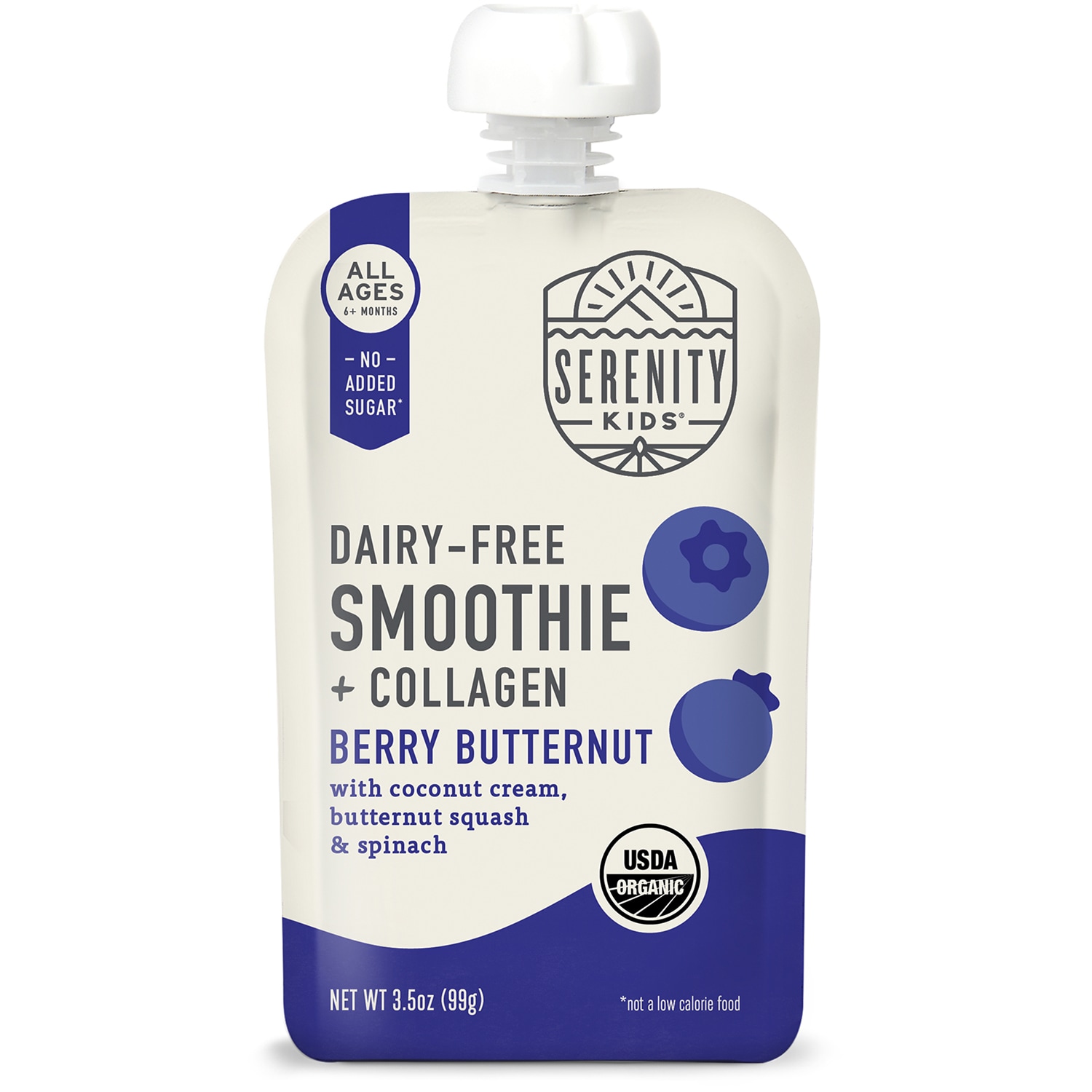 Serenity Kids Dairy-Free Smoothie + Collagen, Berry Butternut