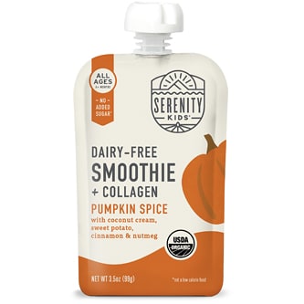 Serenity Kids Dairy-Free Smoothie + Collagen, Pumpkin Spice