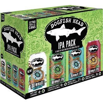 Dogfish Head All IPA Variety Pack, Cans