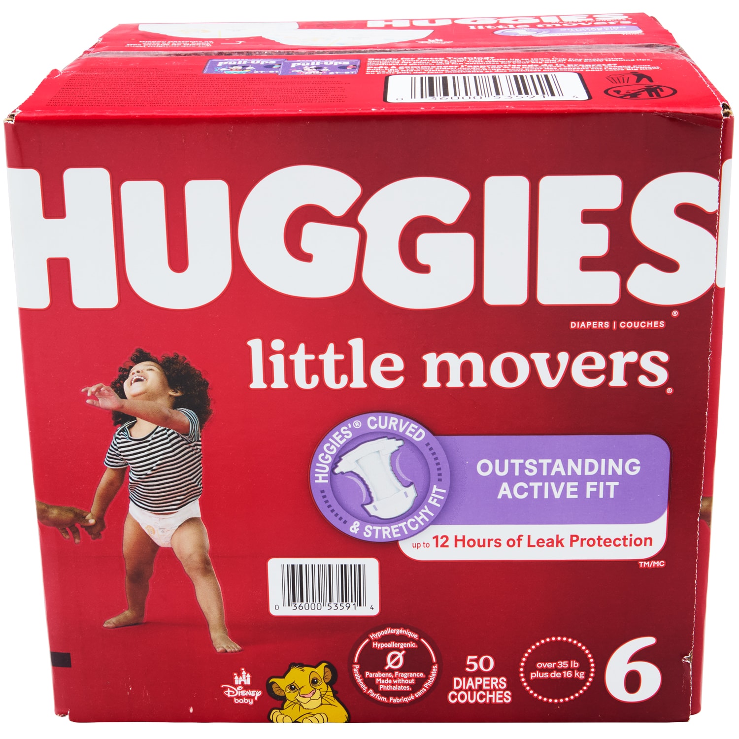 Huggies Little Movers Diapers, Size 6