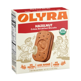 OLYRA Breakfast Biscuits, Hazelnut Cocoa