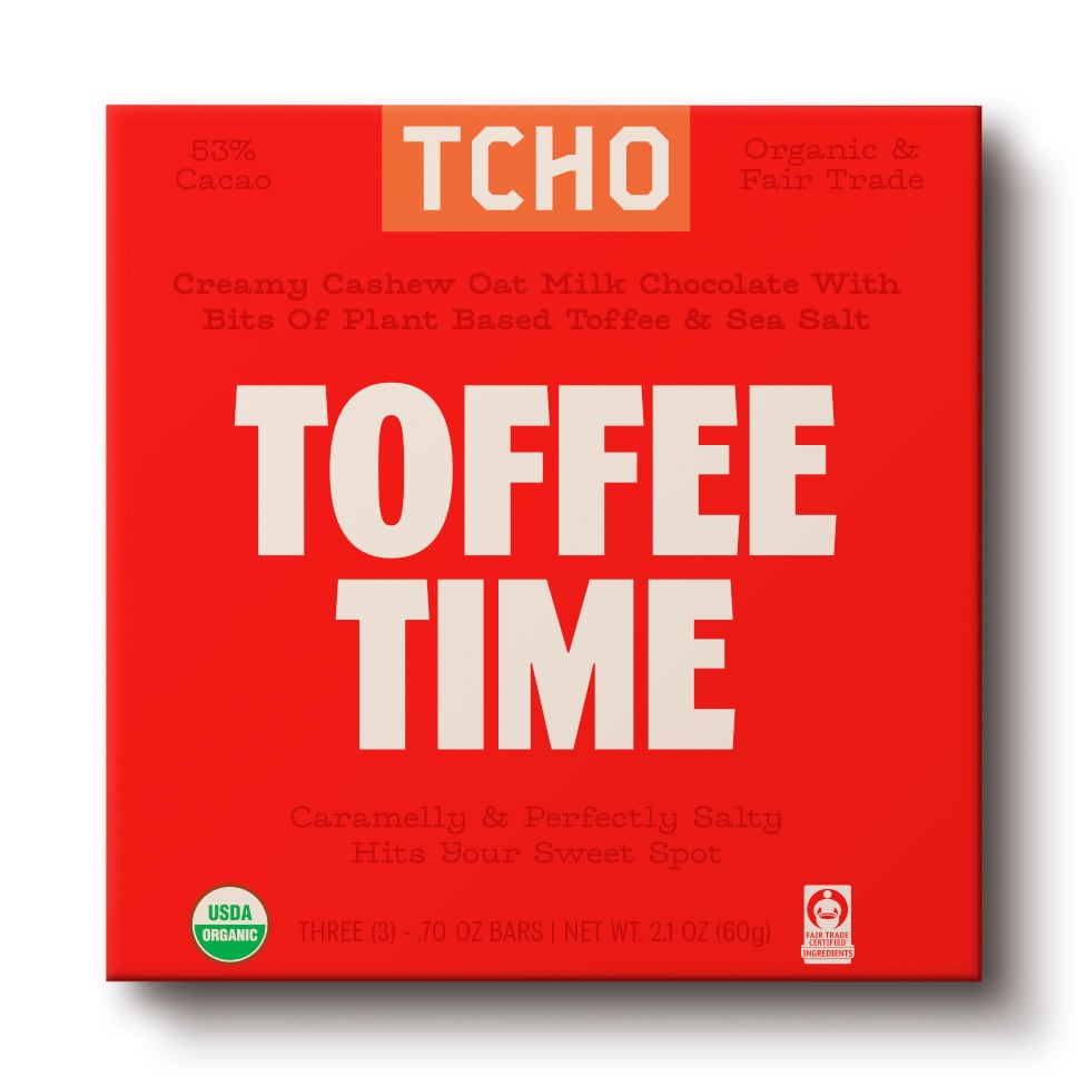 TCHO Oat Milk Chocolate, Toffee Time