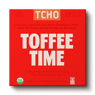 TCHO Oat Milk Chocolate, Toffee Time