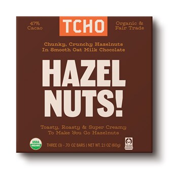 TCHO  Oat Milk Chocolate, Hazel Nuts!
