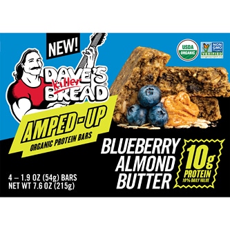Dave's Killer Bread Amped Up Organic Protein Bar, Blueberry Almond Butter