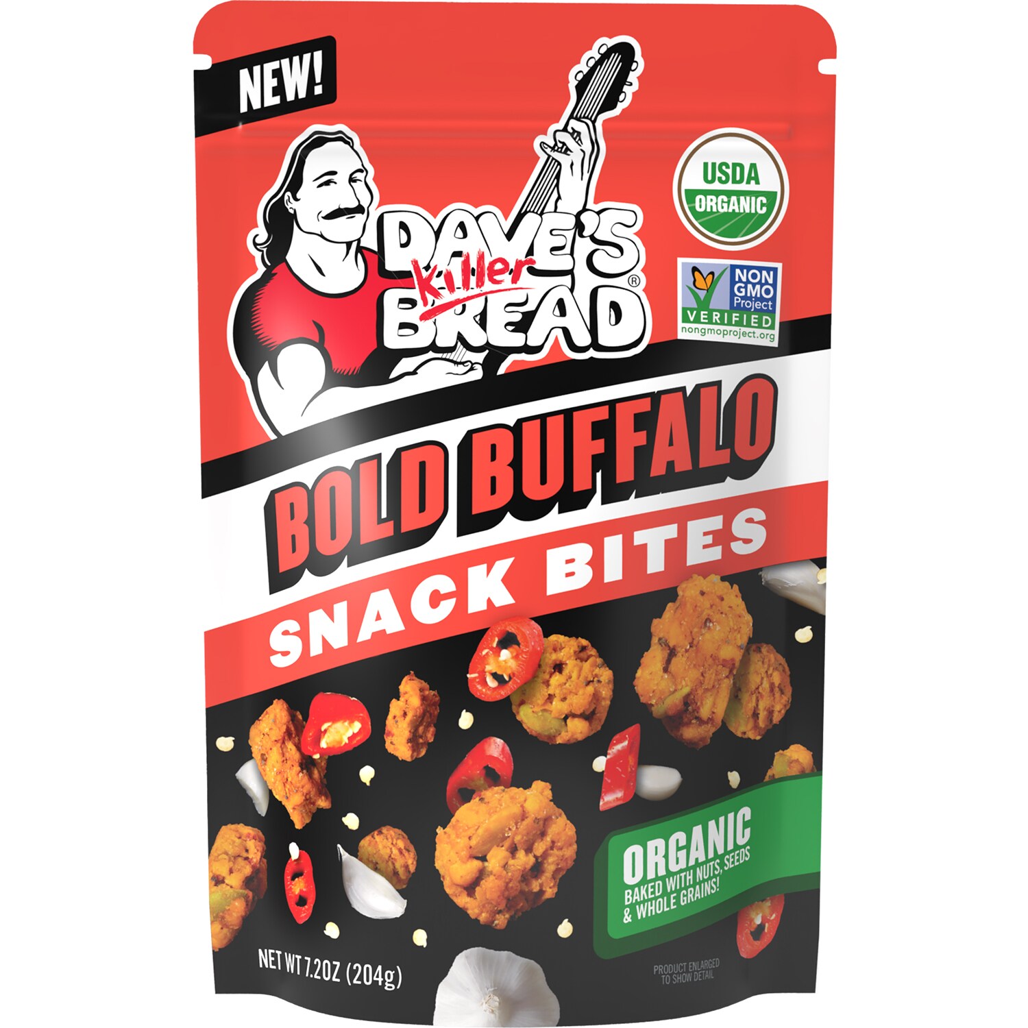 Dave's Killer Bread Organic Snack Bites, Bold Buffalo 