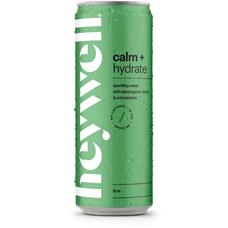 Heywell Sparkling Water, Lime, Can