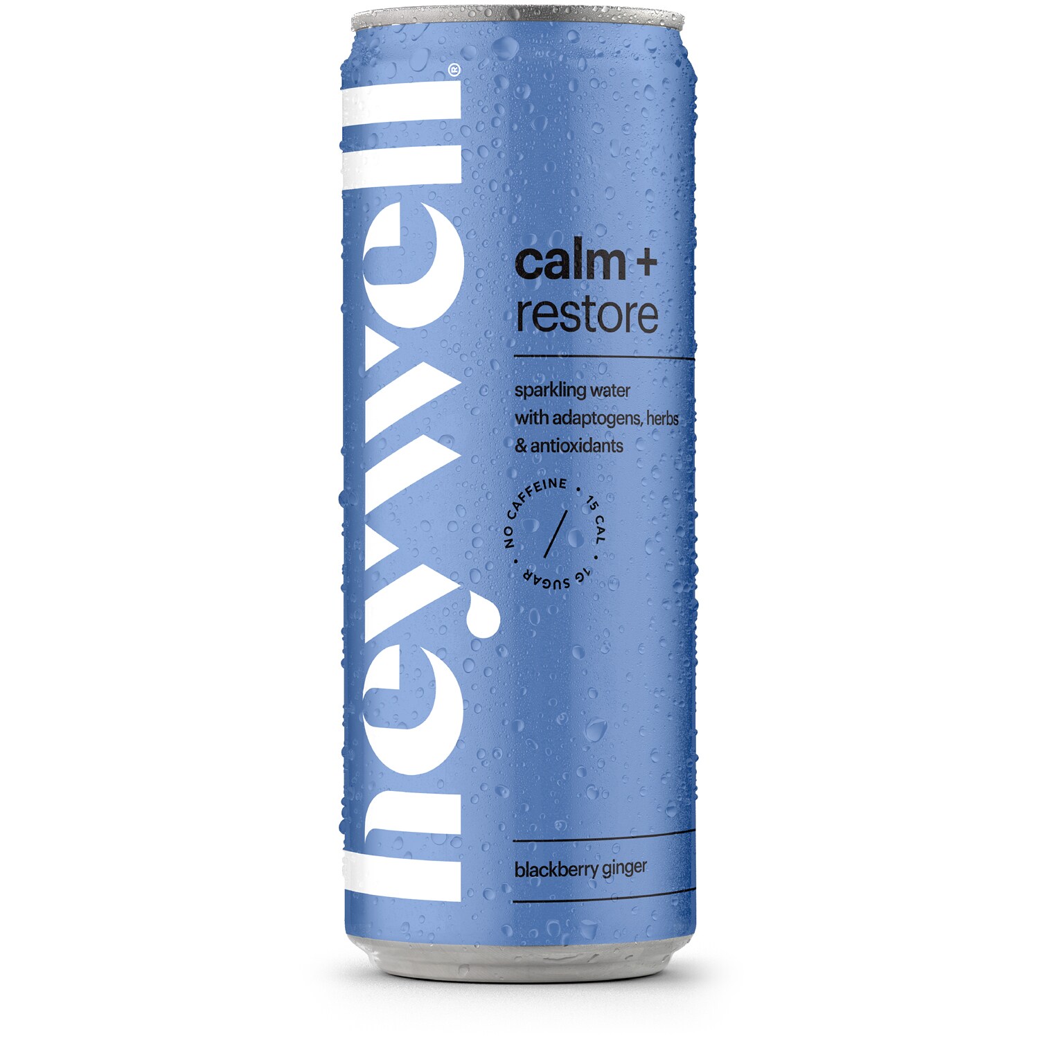 Heywell Sparkling Water, Blackberry Ginger, Can