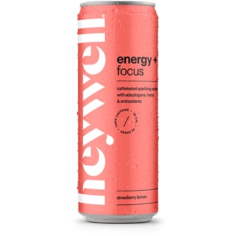 Heywell Sparkling Water, Strawberry Lemon, Can