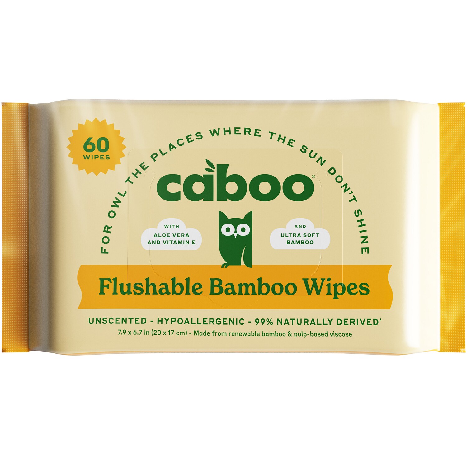 Caboo Flushable Bamboo Wipes