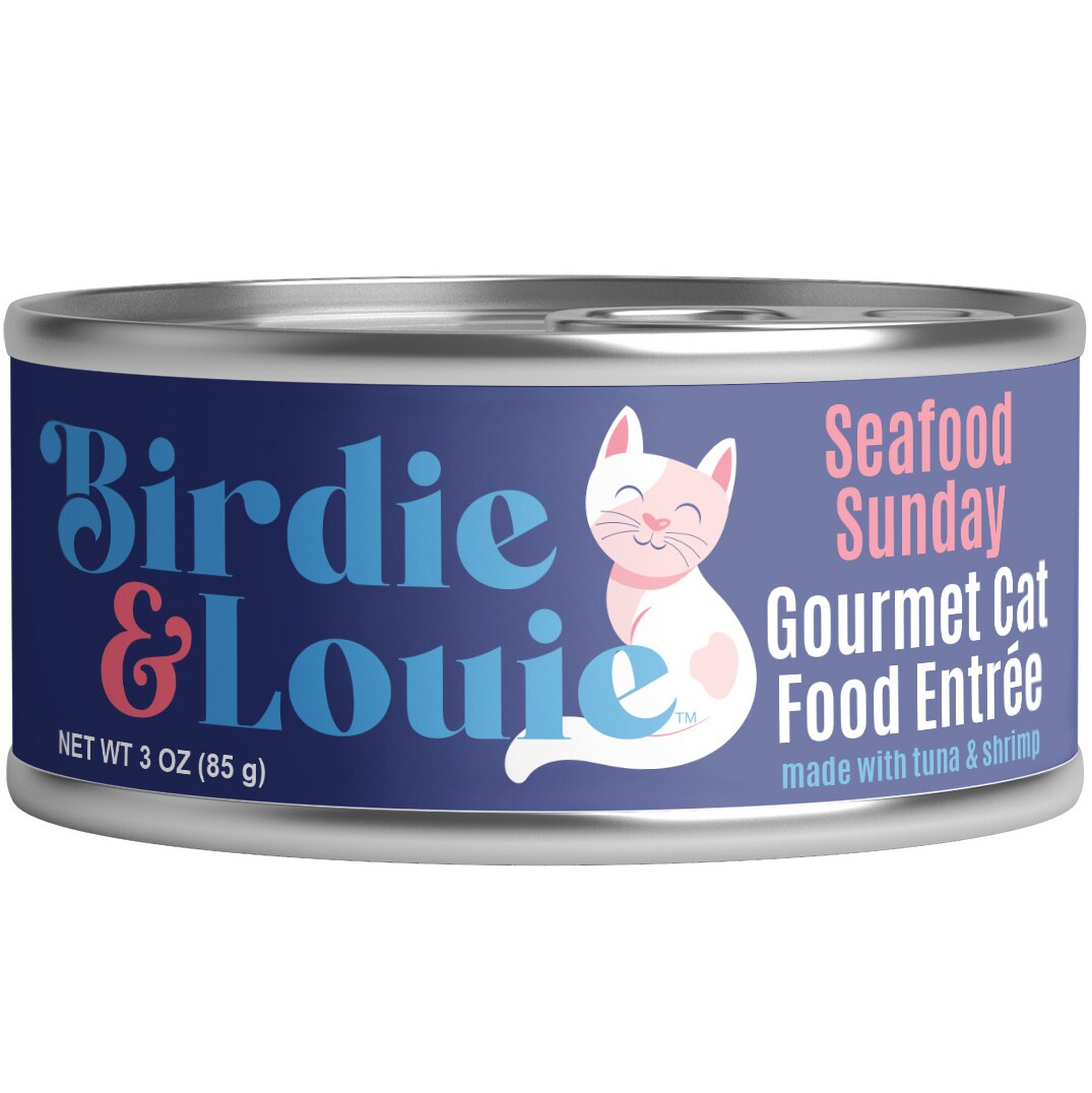 Birdie & Louie Wet Cat Food, Seafood Sunday