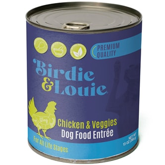 Birdie & Louie Wet Dog Food, Chicken & Veggie