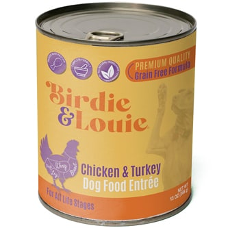 Birdie & Louie Grain Free Wet Dog Food, Chicken & Turkey